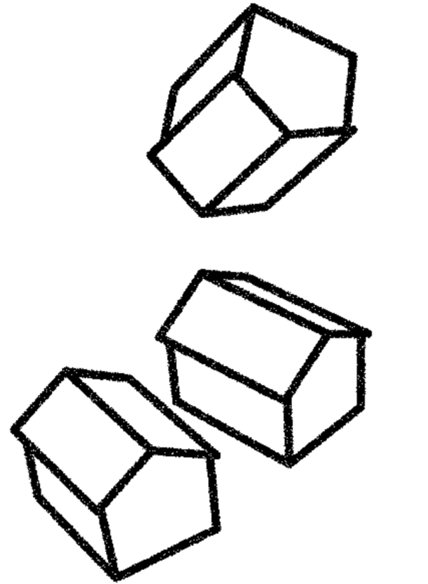 Tumbling houses
